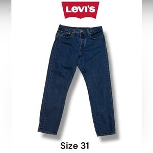 LEVIS - Men's Button up  Front‎ Classic Jeans - Size 31 -.Dark Blue